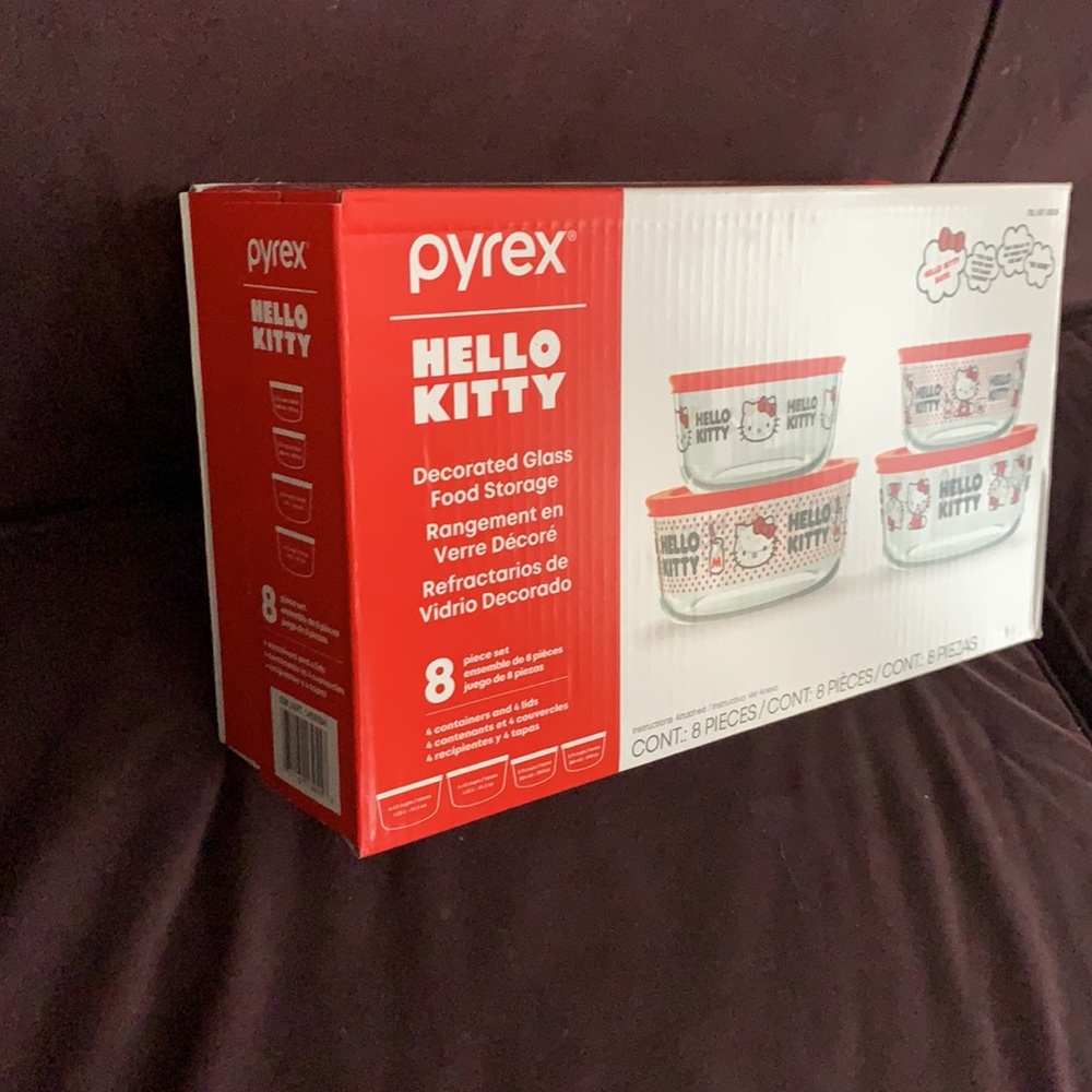 Hello kitty Pyrex set - Picture 2 of 6